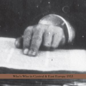 DREYBLATT, ARNOLD - WHO'S WHO IN CENTRAL EUROPE 1933