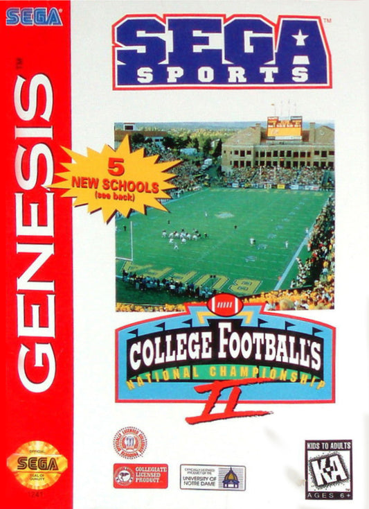 COLLEGE FOOTBALL'S NTNL. CHAMPIONSHIP II  - GENESIS