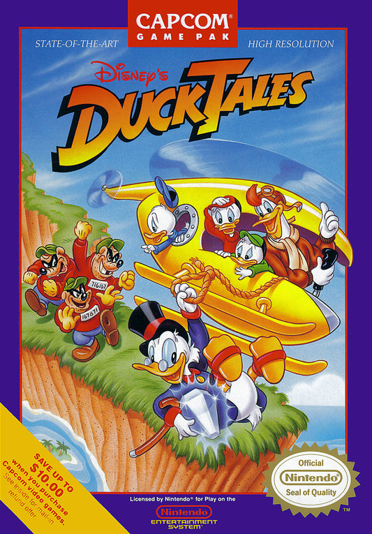 DUCK TALES  - NES (W/BOX & MANUAL)