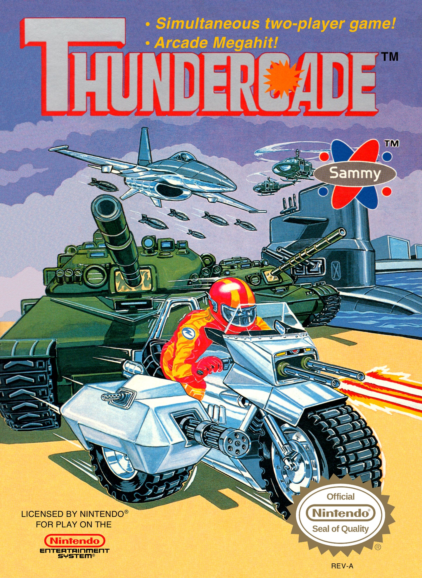 THUNDERCADE  - NES (W/BOX & MANUAL)