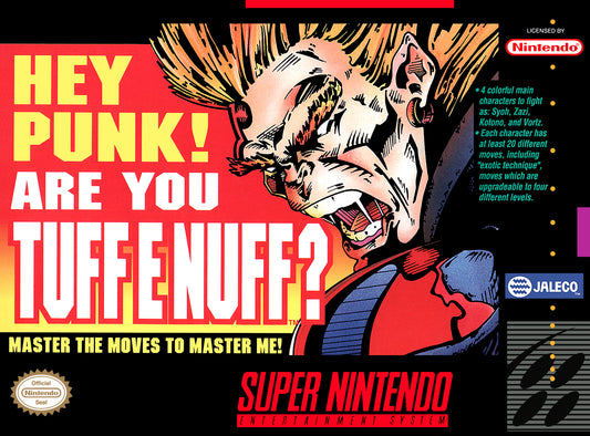 HEY PUNK! ARE YOU TUFF E NUFF?  - SNES (W/BOX)