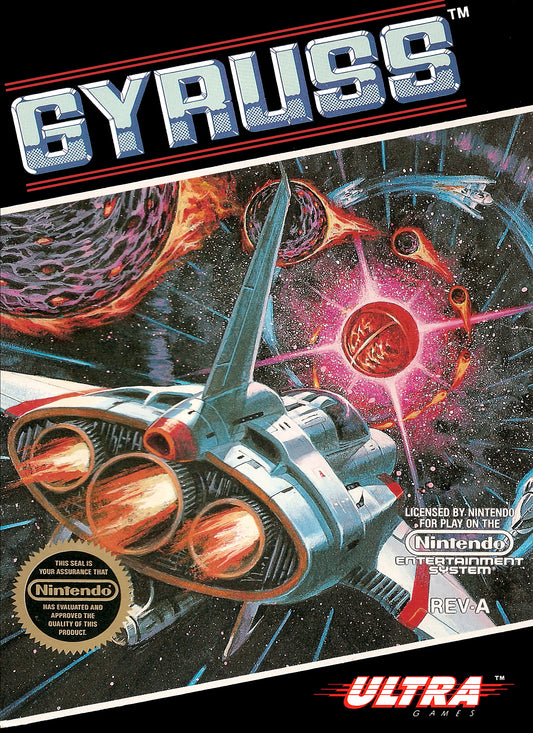 GYRUSS  - NES (W/BOX & MANUAL)