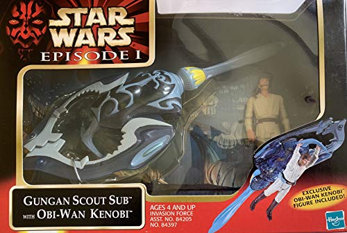 STAR WARS: GUNGAN SCOUT SUB WITH OBI-WAN - 3.75-EP I-2000