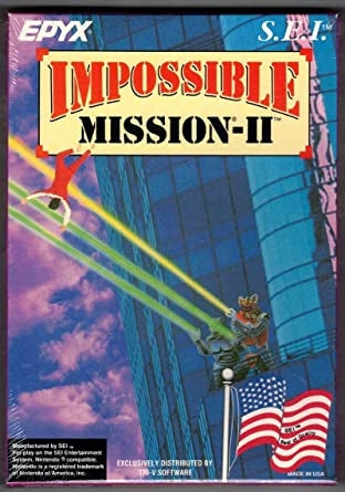 IMPOSSIBLE MISSION II  - NES (W/BOX & MANUAL)