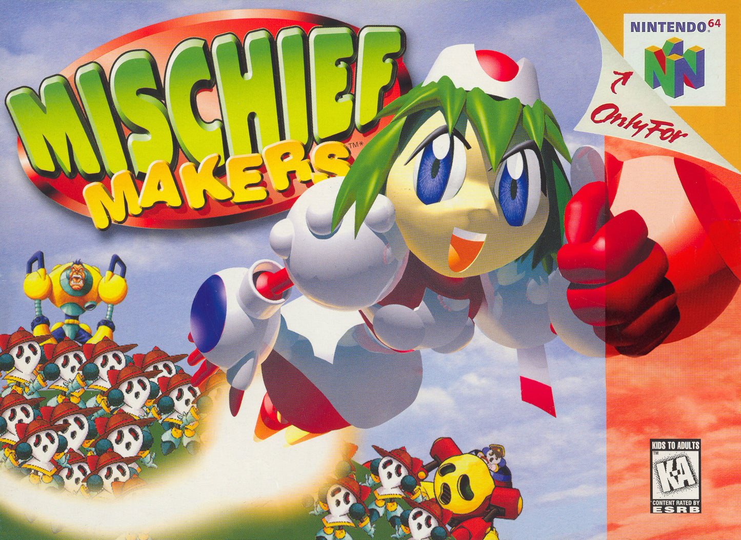 MISCHIEF MAKERS  - N64 (W/BOX)