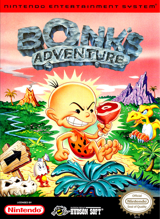 BONK'S ADVENTURE  - NES (W/BOX)