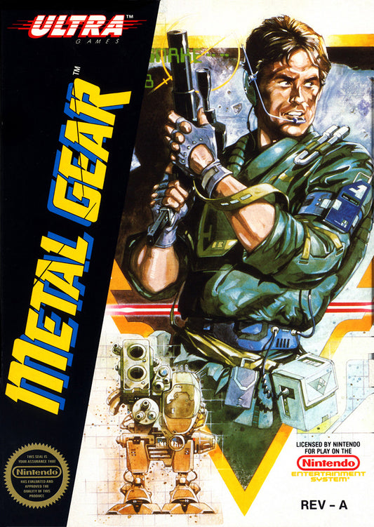 METAL GEAR  - NES (W/BOX)