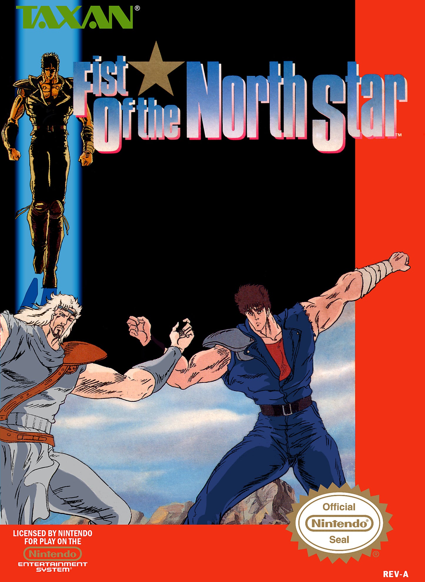 FIST OF THE NORTH STAR  - NES (W/BOX & MANUAL)