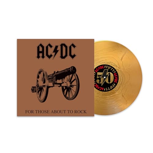 AC/DC - FOR THOSE ABOUT TO ROCK (WE SALUTE YOU) (50TH ANNIVERSARY GOLD COLOR VINYL)