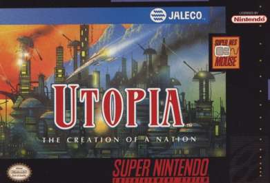 UTOPIA: THE CREATION OF A NATION  - SNES (W/BOX)