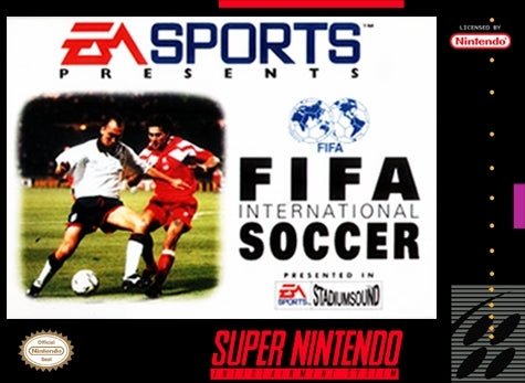 FIFA INTERNATIONAL SOCCER  - SNES (W/BOX & MANUAL)