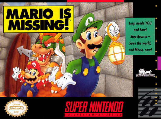 MARIO IS MISSING  - SNES (W/BOX)