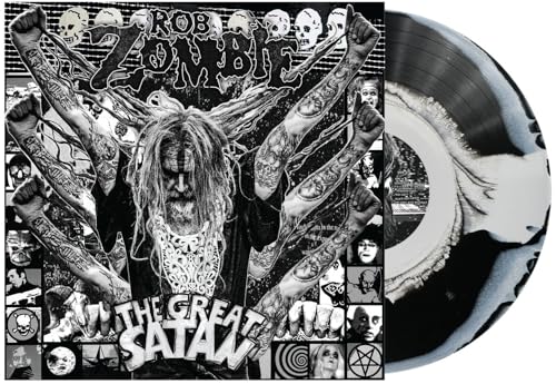 ROB ZOMBIE - THE GREAT SATAN (INDIE EXCLUSIVE) (1LP GATEFOLD) [BLACK WHITE SWIRL] [VINILO]