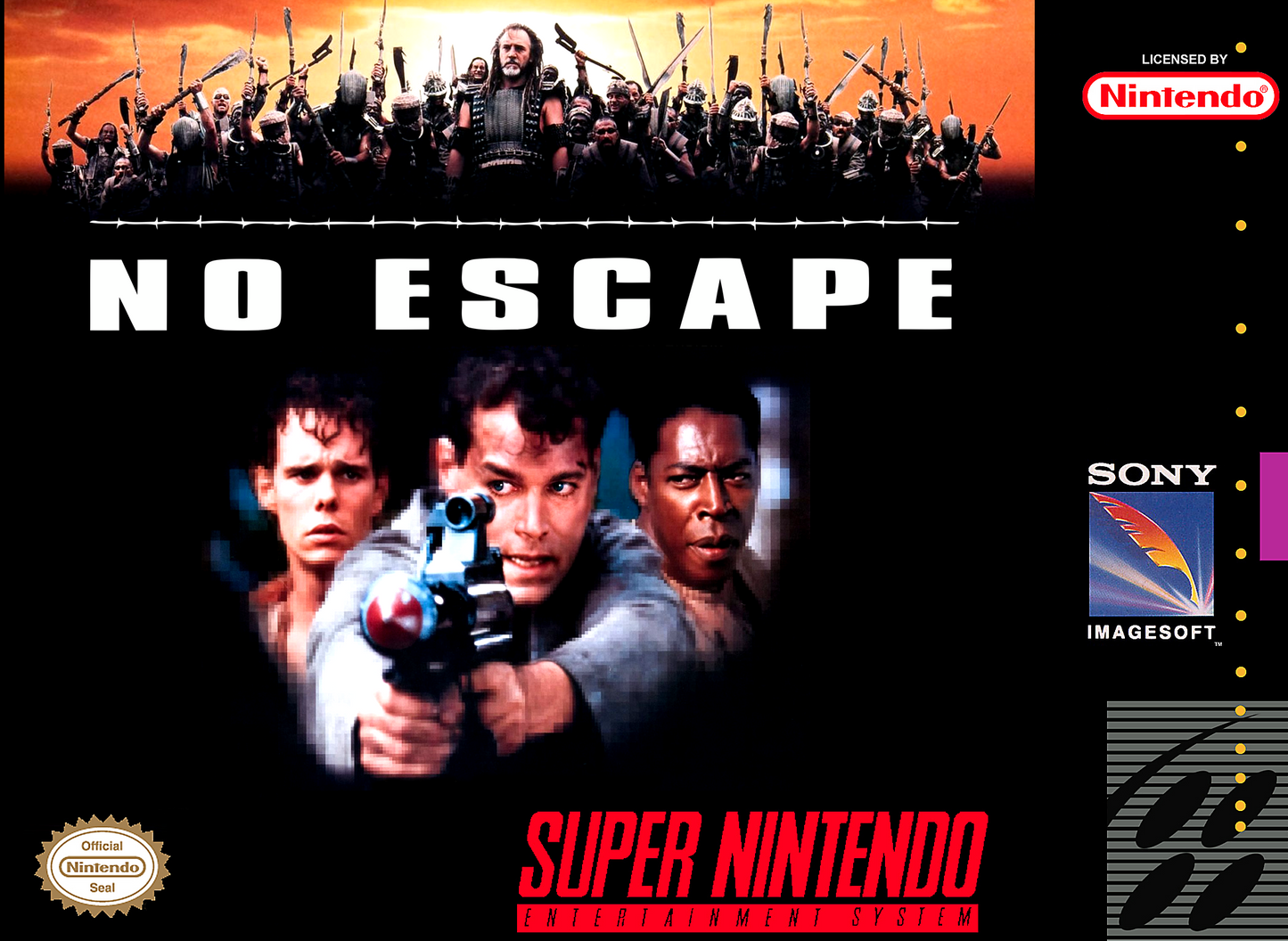 NO ESCAPE  - SNES (W/BOX)