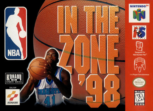 NBA IN THE ZONE '98  - N64 (W/BOX & MANUAL)