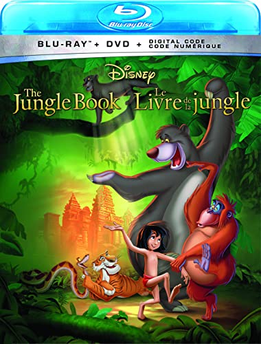 JUNGLE BOOK (ANIMATED MOVIE)  - BLU-1967-DISNEY-INC. DVD COPY