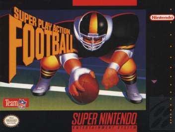 SUPER PLAY ACTION FOOTBALL  - SNES (W/BOX & MANUAL)