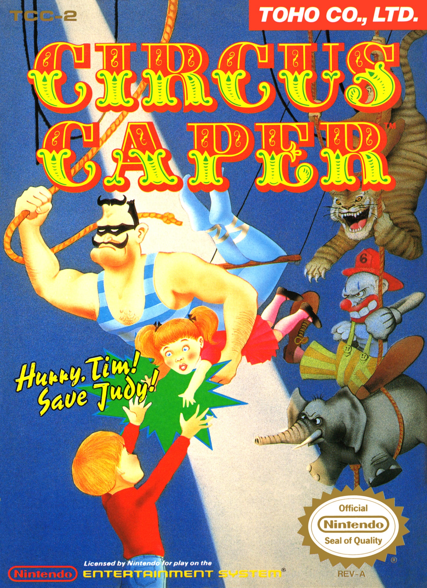 CIRCUS CAPER  - NES (W/BOX)