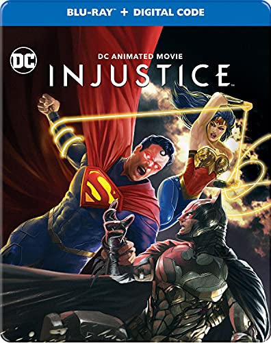 INJUSTICE (ANIMATED)  - BLU-DC ANIMATED MOVIE-STEELBOOK