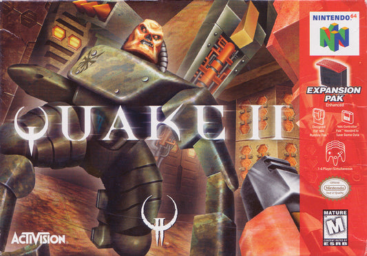 QUAKE II  - N64 (W/BOX & MANUAL)