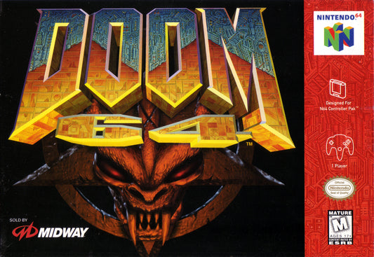 DOOM 64  - N64 (W/BOX & MANUAL)