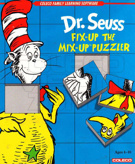 DR. SEUSS FIX-UP THE MIX-UP PUZZLER  - COLECO
