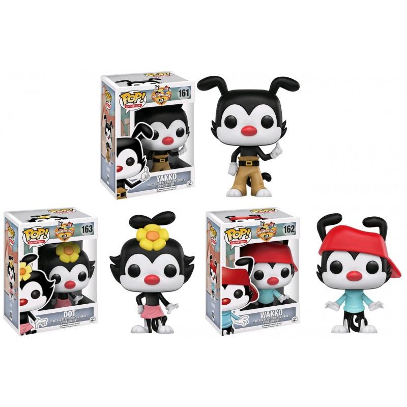 ANIMANIACS: YAKKO #161/WAKKO #162/ DOT #163 - FUNKO POP!-SET OF 3