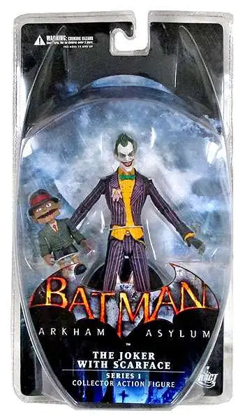 BATMAN: ARKHAM CITY: JOKER WITH SCARFACE - DC DIRECT-SERIES 1