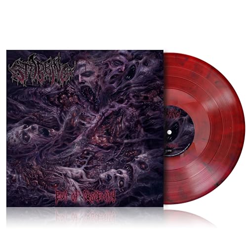 STABBING - EON OF OBSCENITY (RED-BLACK MARBLED VINYL)