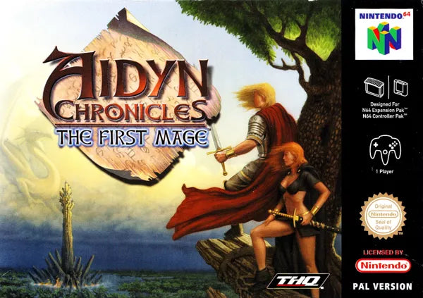 AIDYN CHRONICLES (BLACK CART)  - N64 (W/BOX & MANUAL)