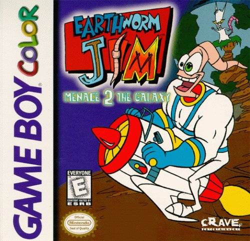 EARTHWORM JIM: MENACE 2 GALAXY  - GBC