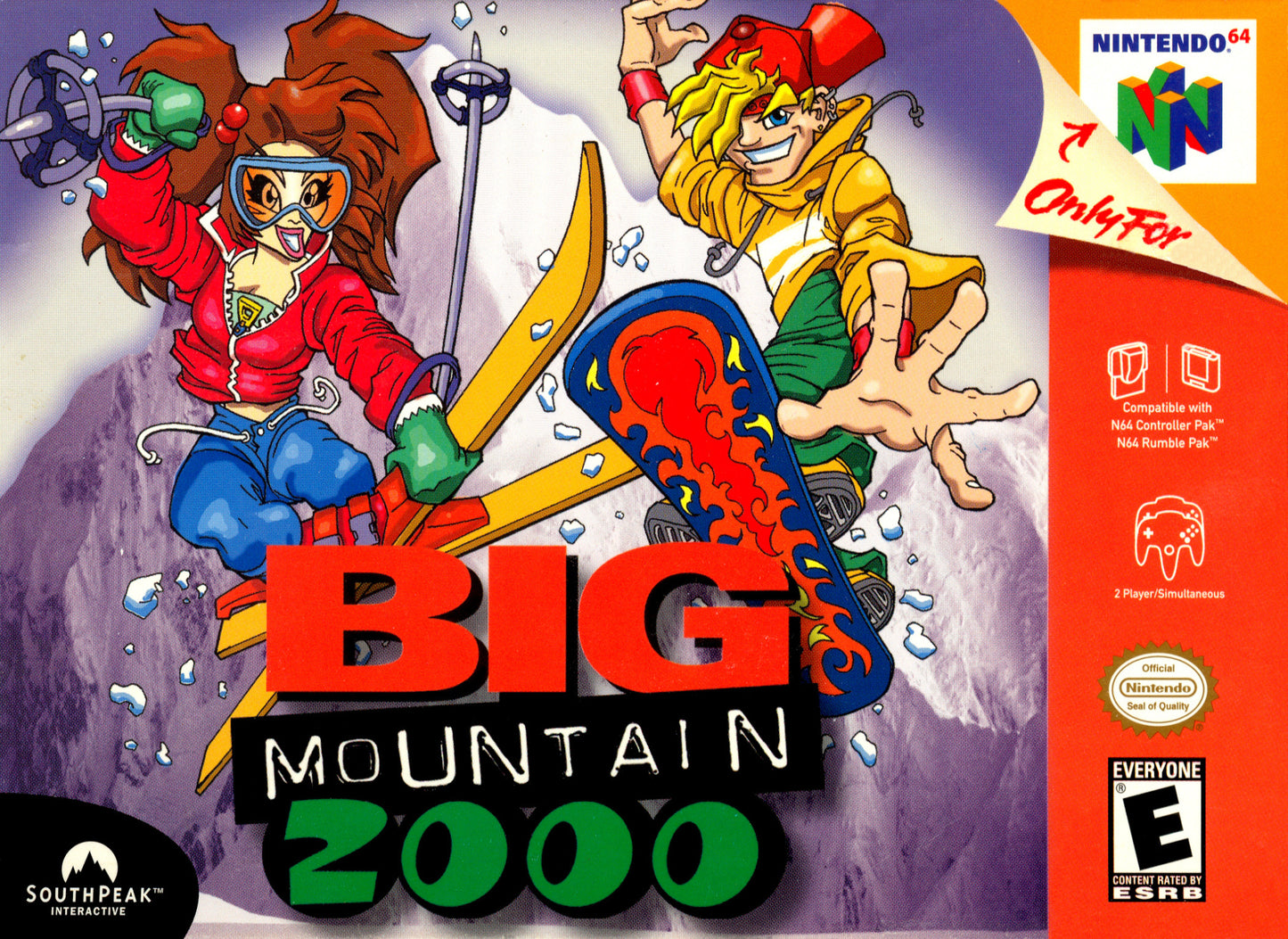 BIG MOUNTAIN 2000  - N64 (W/BOX)