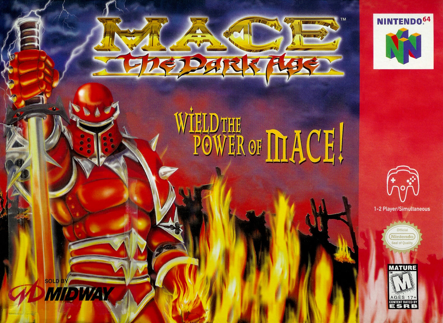 MACE: THE DARK AGE  - N64 (W/BOX & MANUAL)