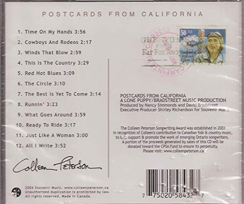 PETERSON, COLLEEN  - POSTCARD FROM CALIFORNIA