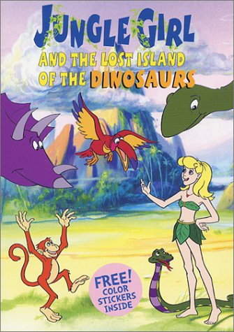 JUNGLE GIRL & THE LOST ISLAND OF THE DIN  - DVD-ANIMATED