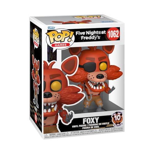 FIVE NIGHTS AT FREDDY'S: FOXY - FUNKO POP!-10TH ANN