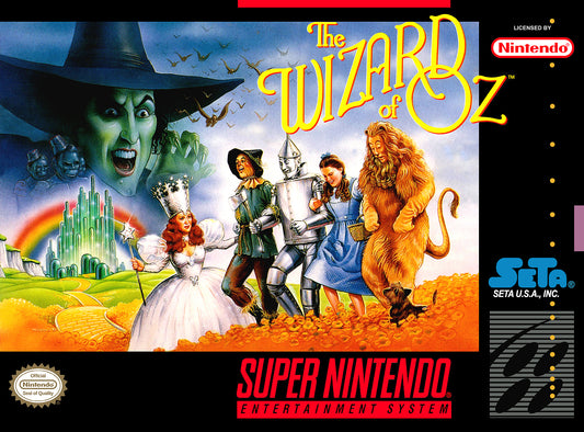 WIZARD OF OZ  - SNES (W/BOX & MANUAL)