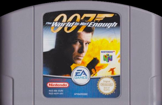 007: WORLD IS NOT ENOUGH (GRAY CART)  - N64 (W/BOX)