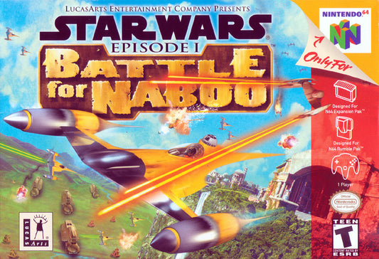 STAR WARS: BATTLE FOR NABOO  - N64 (W/BOX)