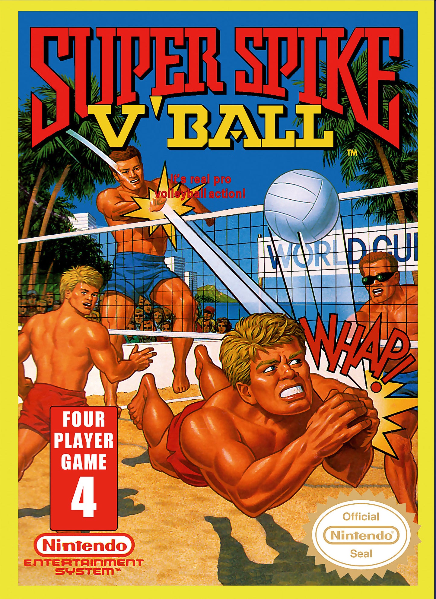 SUPER SPIKE V'BALL  - NES