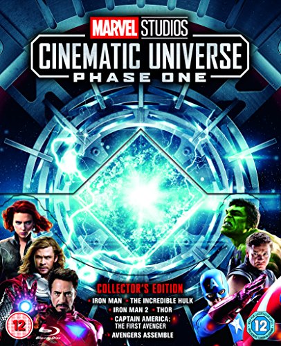 MARVEL CINEMATIC UNIVERSE COLLECTOR'S EDITION BOX SET PHASE 1 - 6-FILM COLLECTION + COLLECTIBLE ART CARDS AND POSTER [BLU-RAY] [REGION FREE]