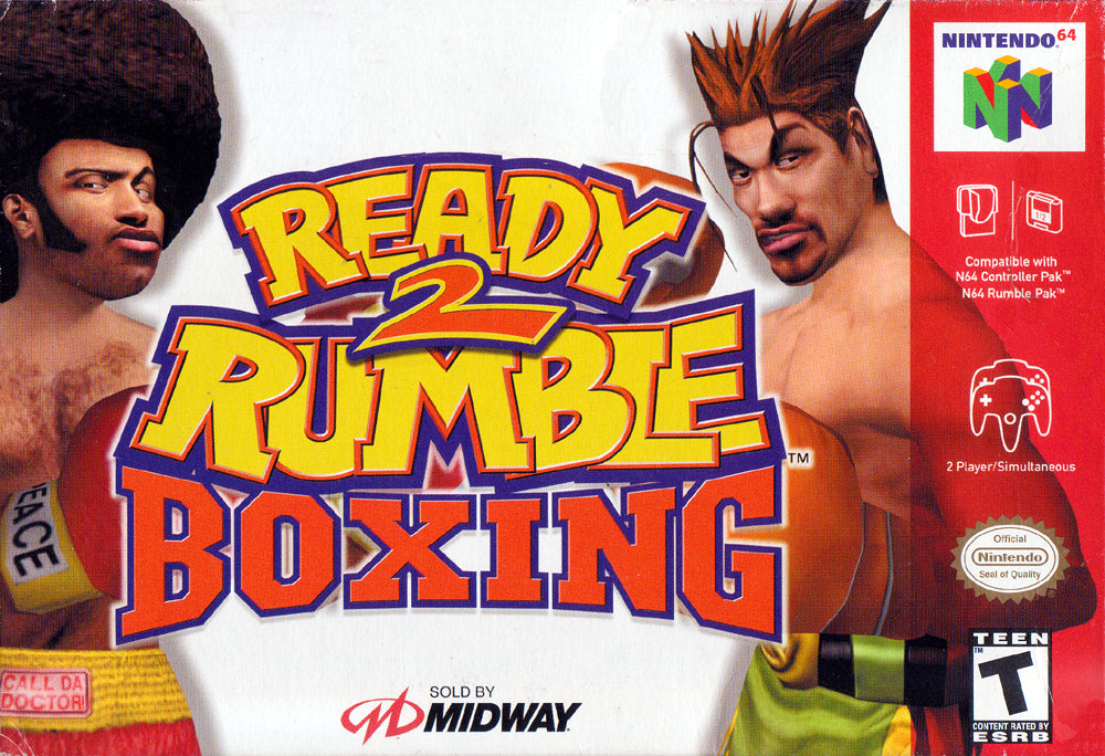 READY 2 RUMBLE BOXING  - N64 (W/BOX)