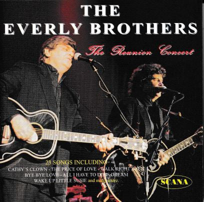 EVERLY BROTHERS  - LIVE/REUNION CONCERT