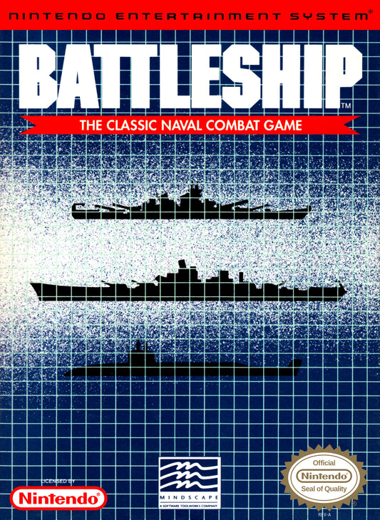 BATTLESHIP  - NES (W/BOX & MANUAL)