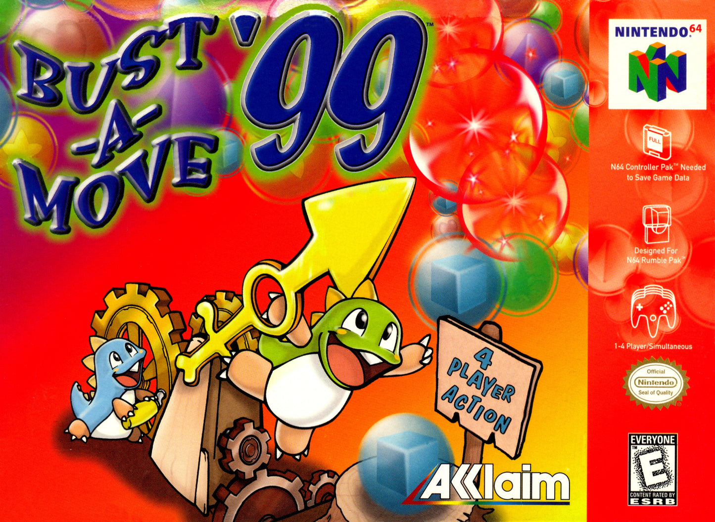 BUST-A-MOVE 99  - N64 (W/BOX)