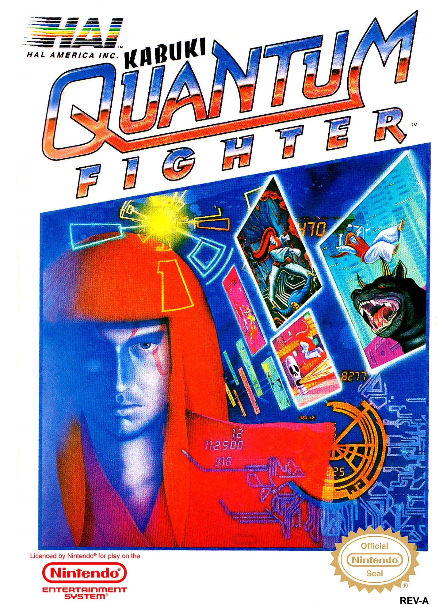 KABUKI QUANTUM FIGHTER  - NES (W/BOX & MANUAL)