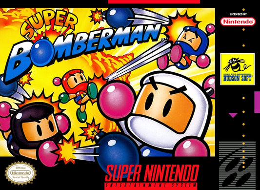 SUPER BOMBERMAN PARTY PACK (W/MULTITAP)  - SNES (W/BOX)