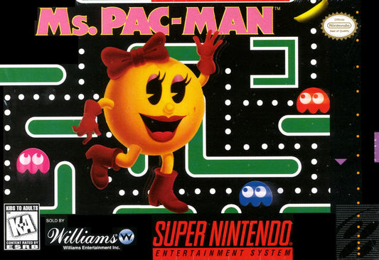MS. PAC-MAN  - SNES (W/BOX)