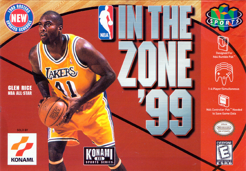 NBA IN THE ZONE '99  - N64 (W/BOX)