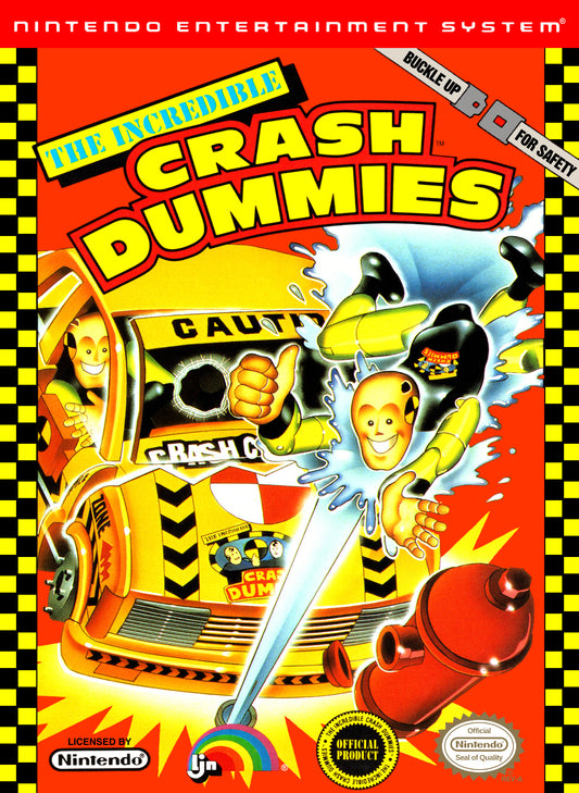 INCREDIBLE CRASH DUMMIES  - NES (W/BOX & MANUAL)